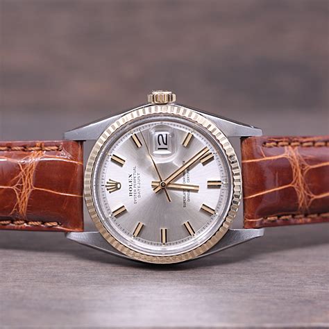 rolex datejust ii leather band|genuine rolex leather straps.